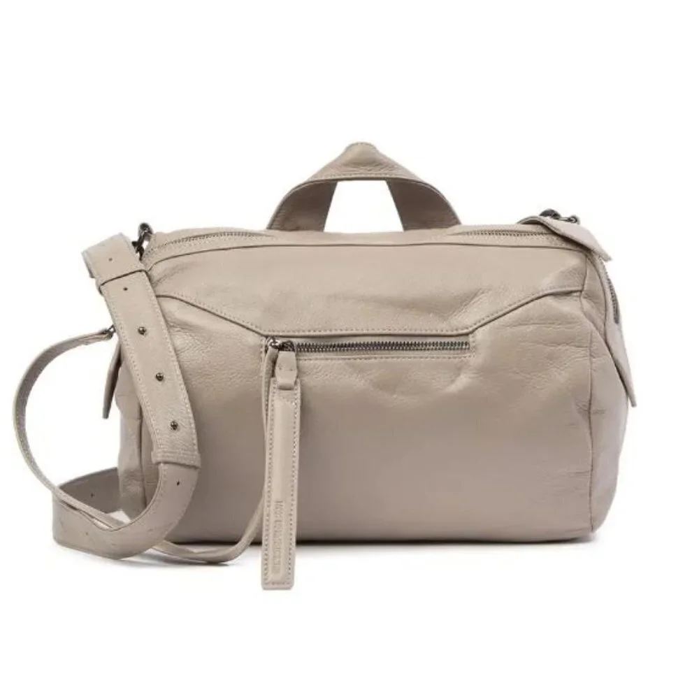 Christopher Kon Vika Crossbody Duffel Purse Putty Tone - Picture 2 of 11